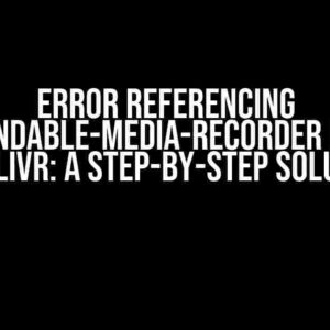 Error Referencing Extendable-Media-Recorder using JsDelivr: A Step-by-Step Solution