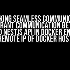 Unlocking Seamless Communication: How to Grant Communication Between NG App and NESTJS API in Docker Env Using Remote IP of Docker Host